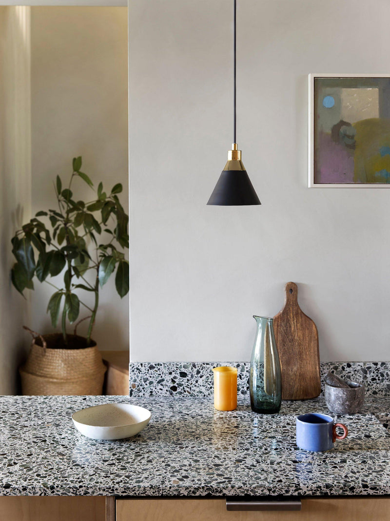 houseof cone pendant ceiling light adjustable drop 89cm - British product