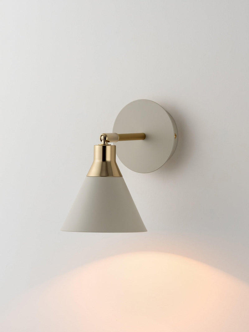 houseof adjustable cone wall light 20cm - British product