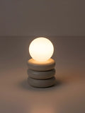 houseof Tube Cordless Portable Table Lamp in Sand, imported from the UK