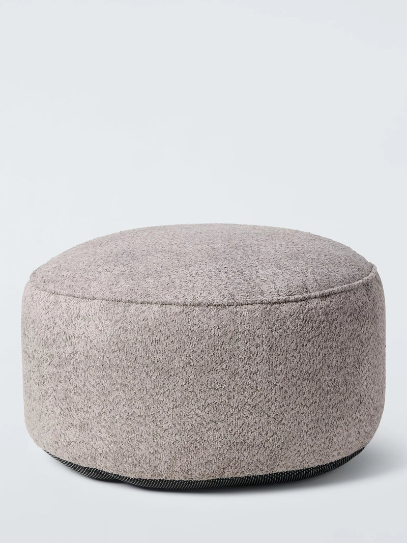 John Lewis Bouclé Sitzsack Hocker