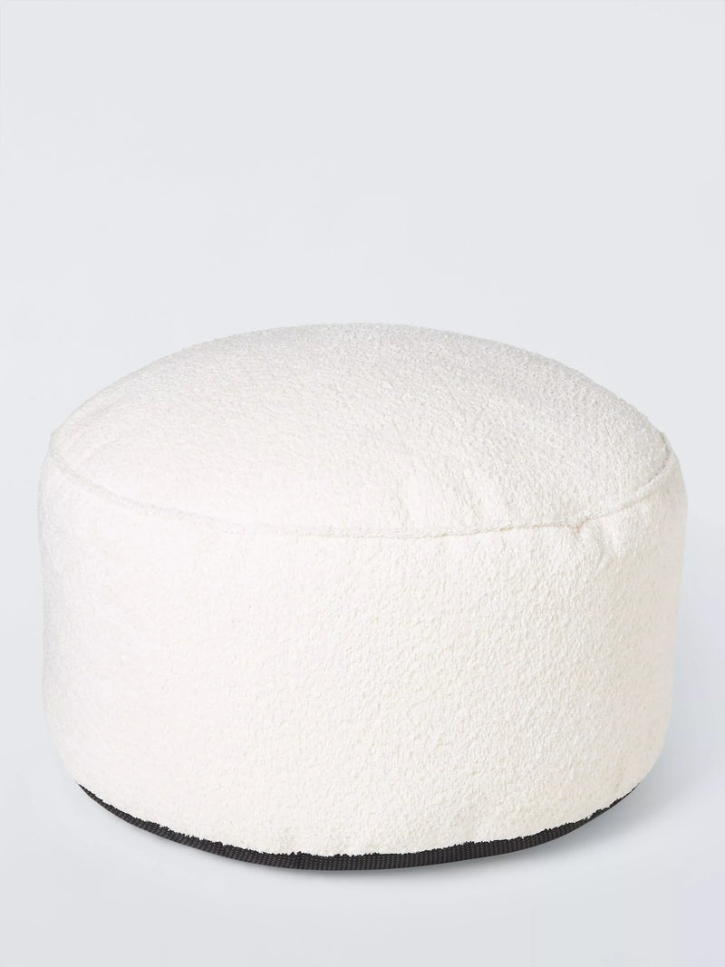 John Lewis Bouclé Sitzsack Hocker - britisches Produkt