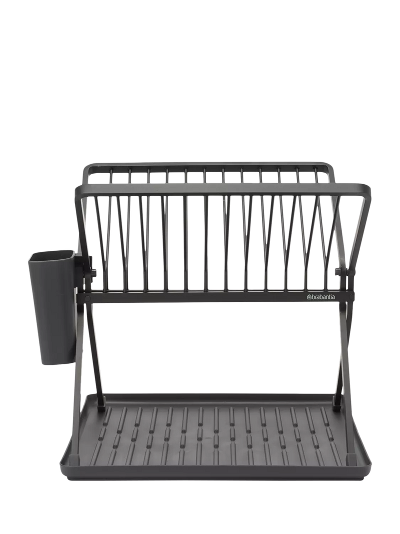 Brabantia foldable dish drying rack dark grey, imported from the UK
