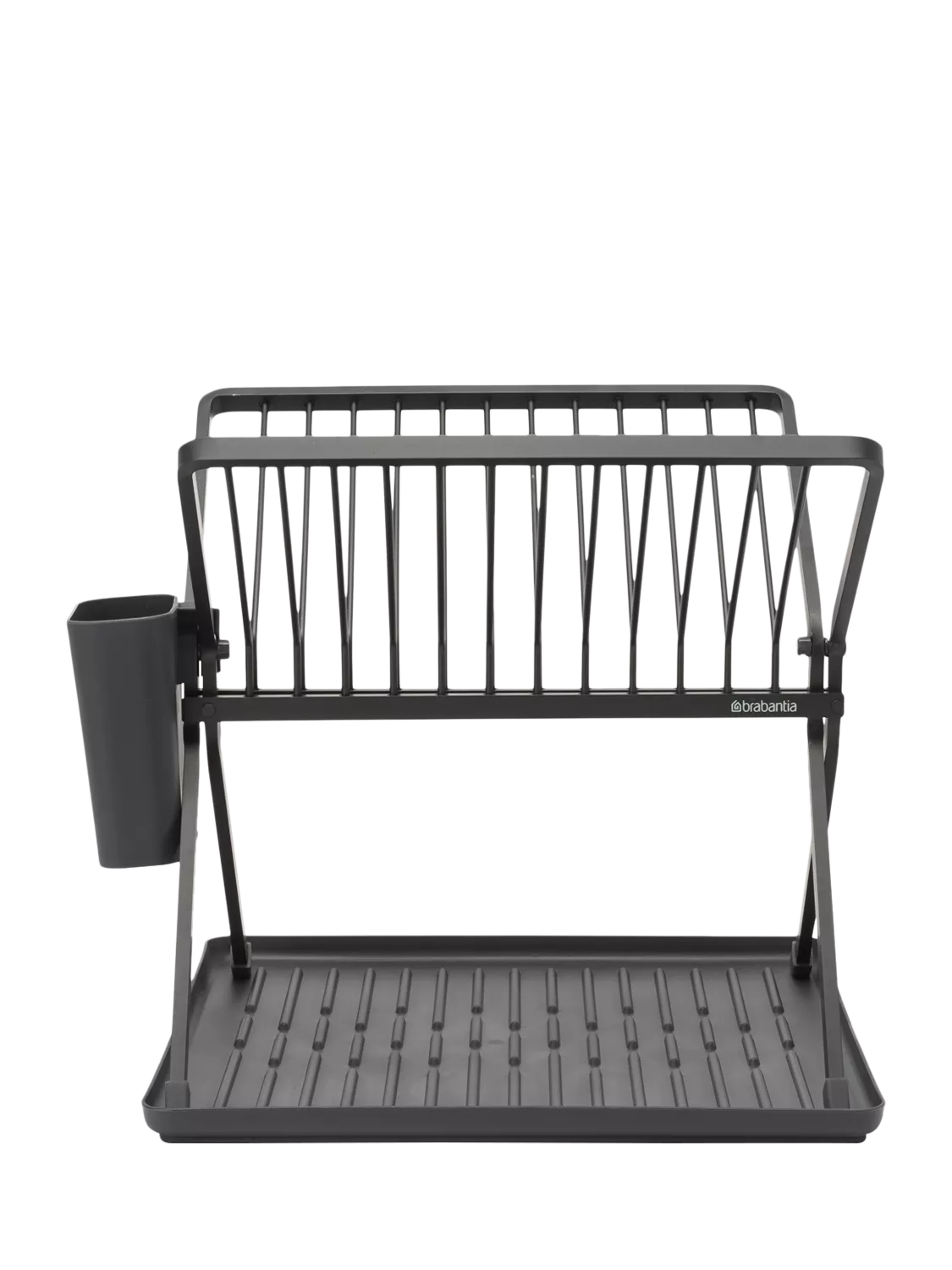 Brabantia foldable dish drying rack dark grey, imported from the UK