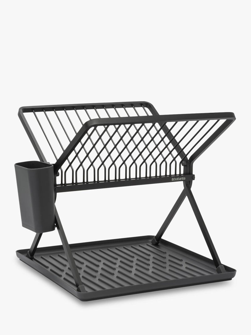 Brabantia foldable dish drying rack dark grey, imported from the UK
