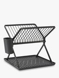 Brabantia foldable dish drying rack dark grey, imported from the UK