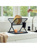 Brabantia foldable dish drying rack dark grey, imported from the UK