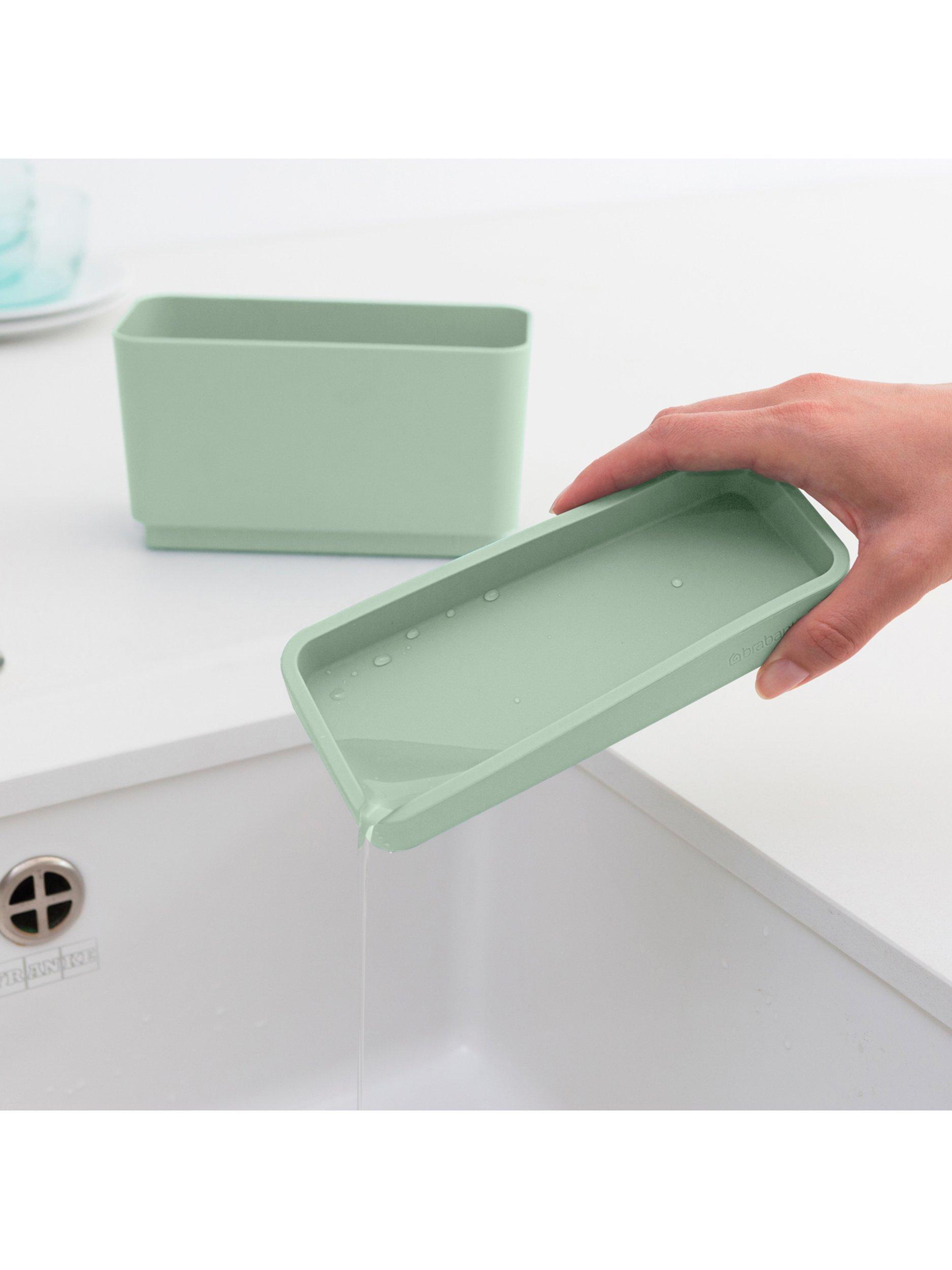 Brabantia sink-side organiser in jade green - British product