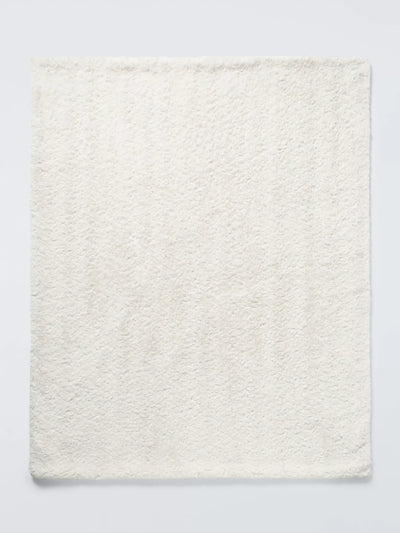 John Lewis John Lewis Luxury Faux Fur Throw in White- Buy online at McGrocer