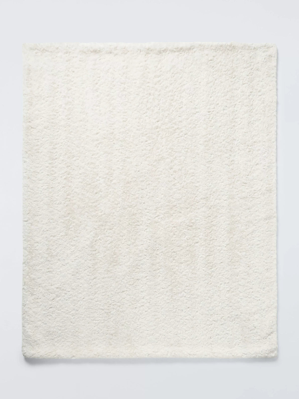 John Lewis faux fur throw in white, UK version