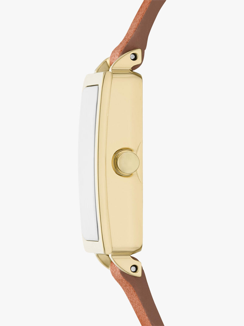 Skagen women's leather strap watch white dial 30mm (British brand)