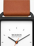 Skagen Men's Hagen Leather Strap Watch