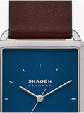 Skagen Men's Hagen Leather Strap Watch