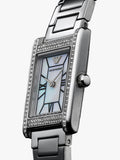 Emporio Armani crystal bracelet watch, silver, imported from the UK
