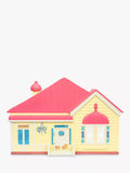 Bluey Celebration Home playset with party hat figure and 11 pieces, imported from the UK