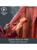 Tefal Pure POP handheld clothes steamer coral, imported from the UK