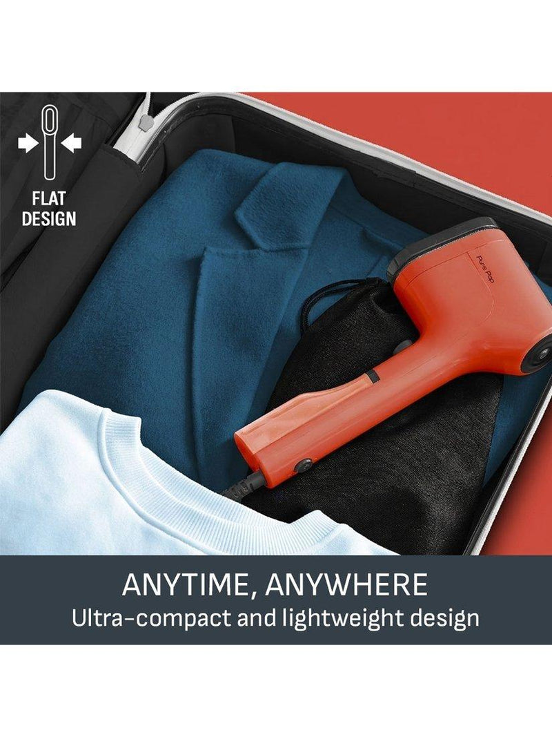 Tefal Pure POP handheld clothes steamer coral, imported from the UK