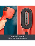 Tefal Pure POP handheld clothes steamer coral, imported from the UK