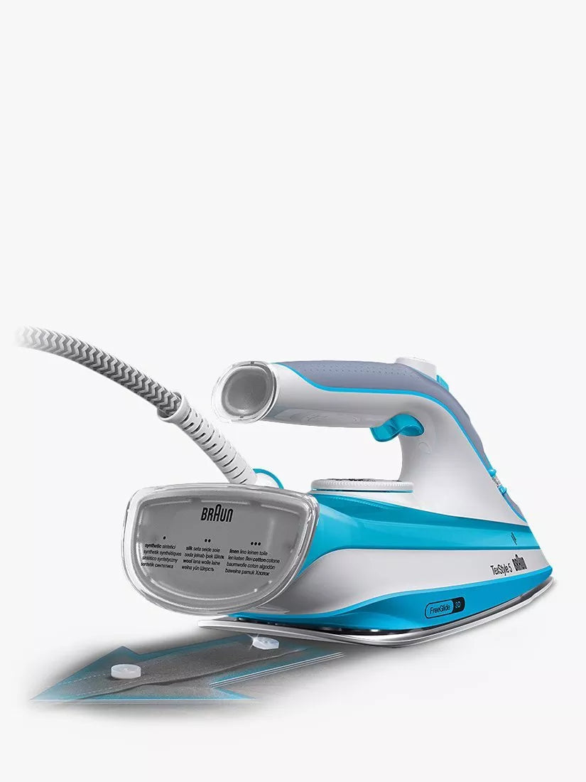 Braun SI5008BL steam iron blue with 300ml capacity (British brand)