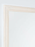 John Lewis hand-carved coastal wood wall mirror 100x70cm whitewash finish, imported from the UK
