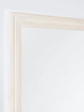 John Lewis hand-carved coastal wood wall mirror 100x70cm whitewash finish, imported from the UK