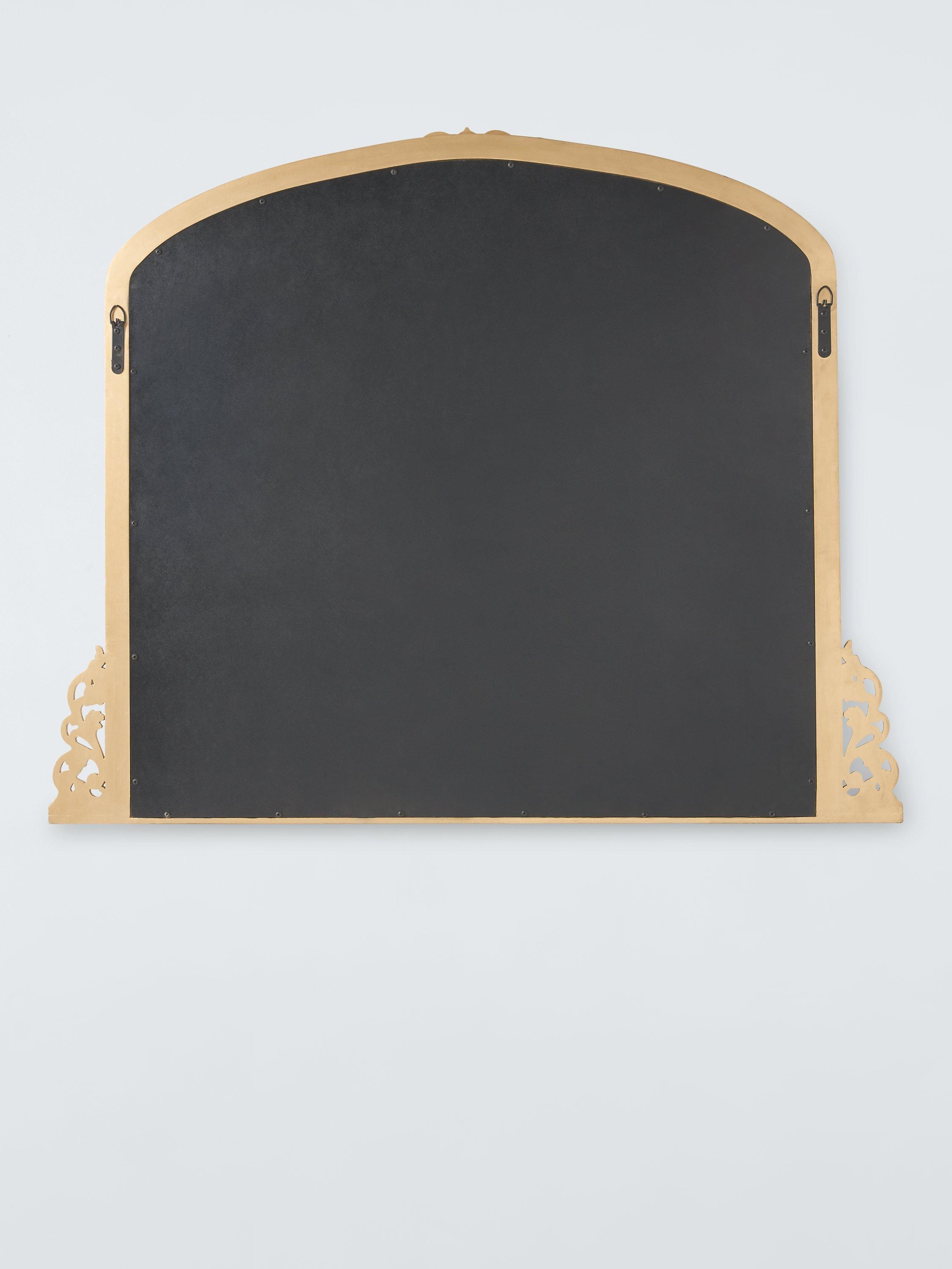 John Lewis vintage overmantel wall mirror antique gold 95x115cm, UK version