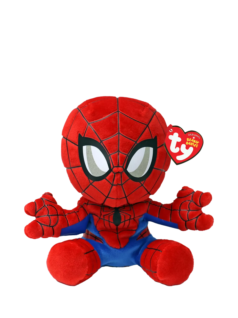 Ty Marvel Spiderman soft plush toy 13cm (British brand)