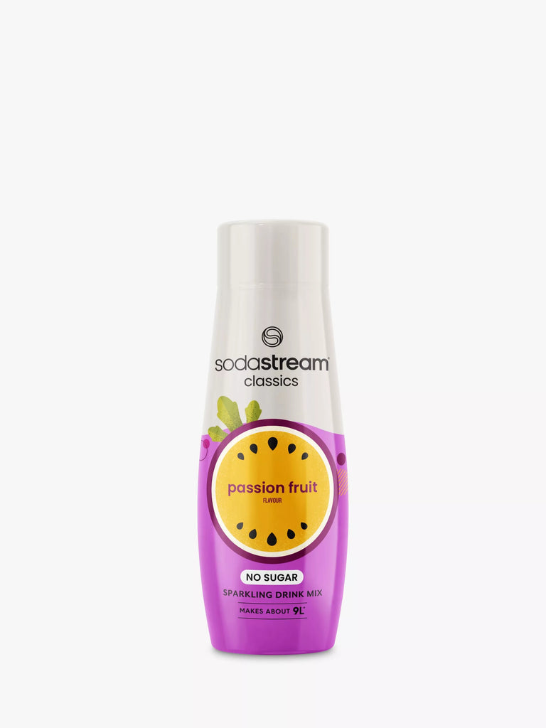 SodaStream Classics No Sugar Passion Fruit Sparkling Drink Mix, 440ml