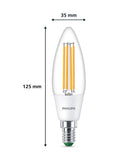 Philips LED candle bulb 2.3W E14 pack of 2 - British product