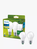 Philips LED bulbs warm white E27 pack of 2 (British brand)