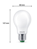Philips LED bulbs warm white E27 pack of 2 (British brand)