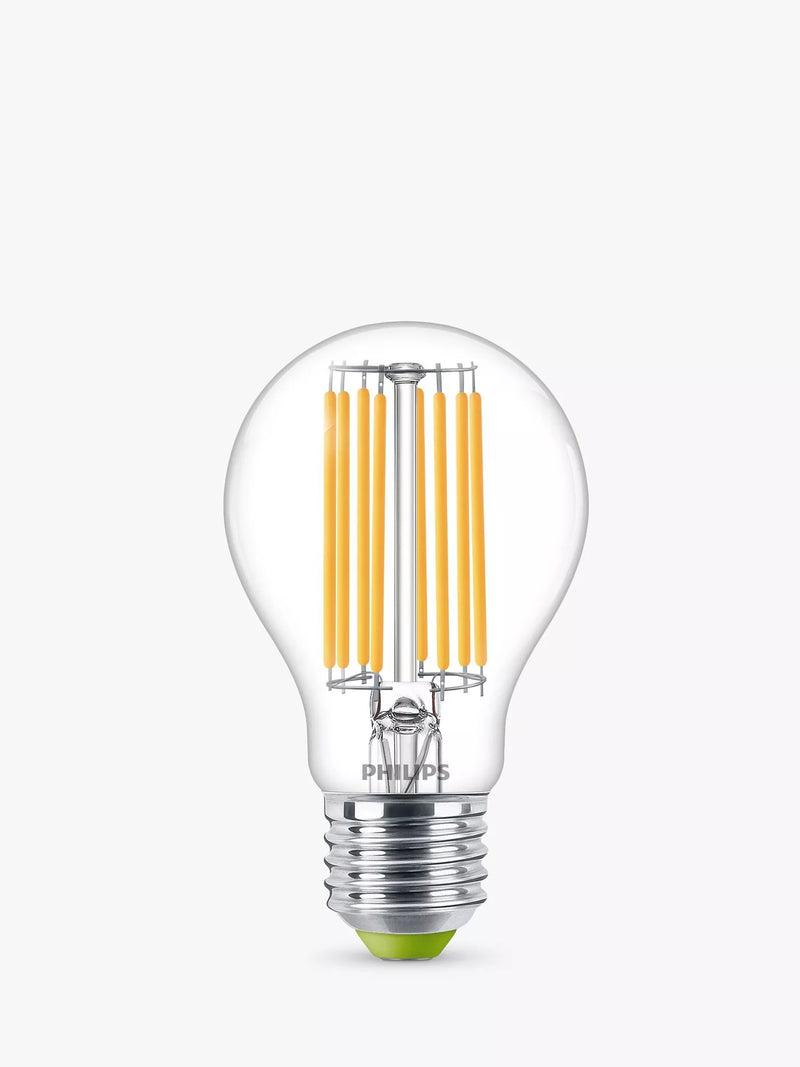Philips warm white clear LED bulb 4W pack of 2 - British product