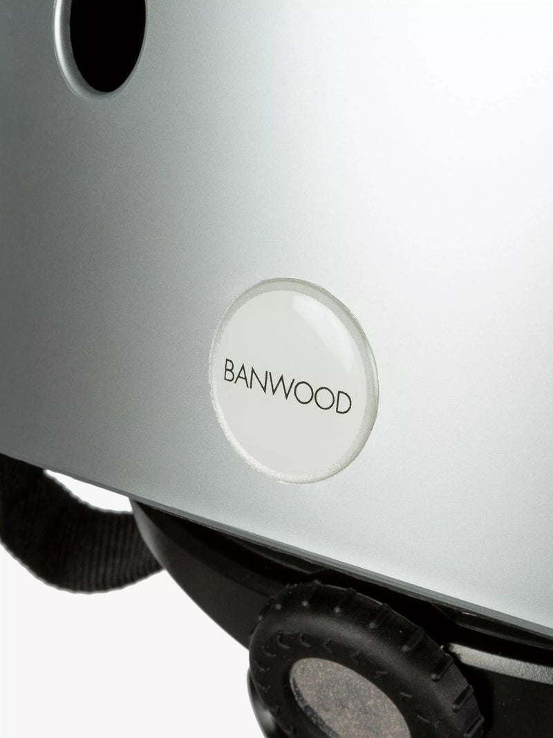 Banwood Chrome bike helmet adjustable 48-52cm, imported from the UK