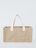 John Lewis large gingham storage caddy, imported from the UK