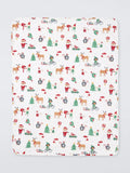 John Lewis Kids' Christmas Elf Sherpa Fleece Blanket, Multi