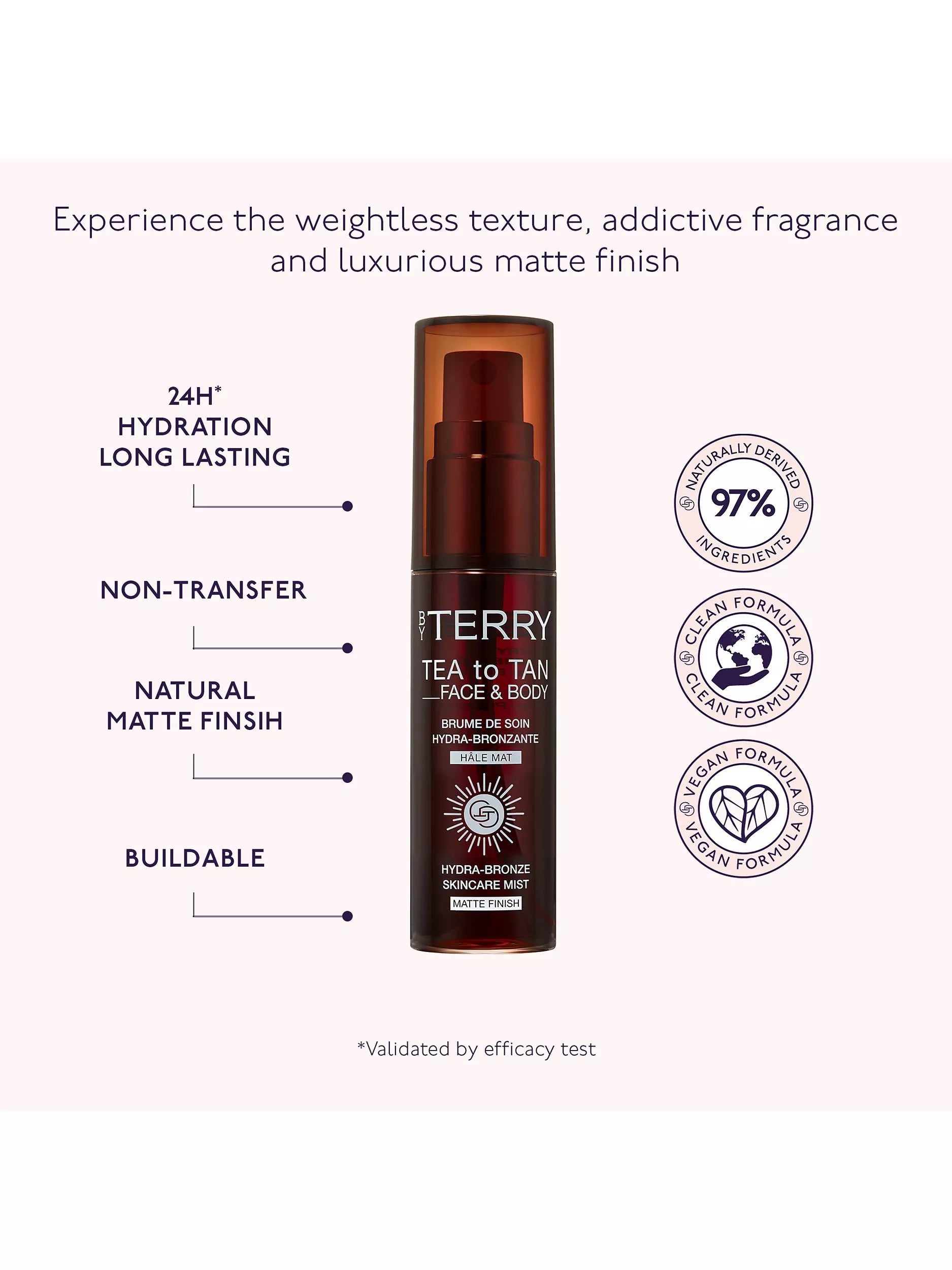 BY TERRY Tea To Tan face and body bronzing mist 30ml, UK version