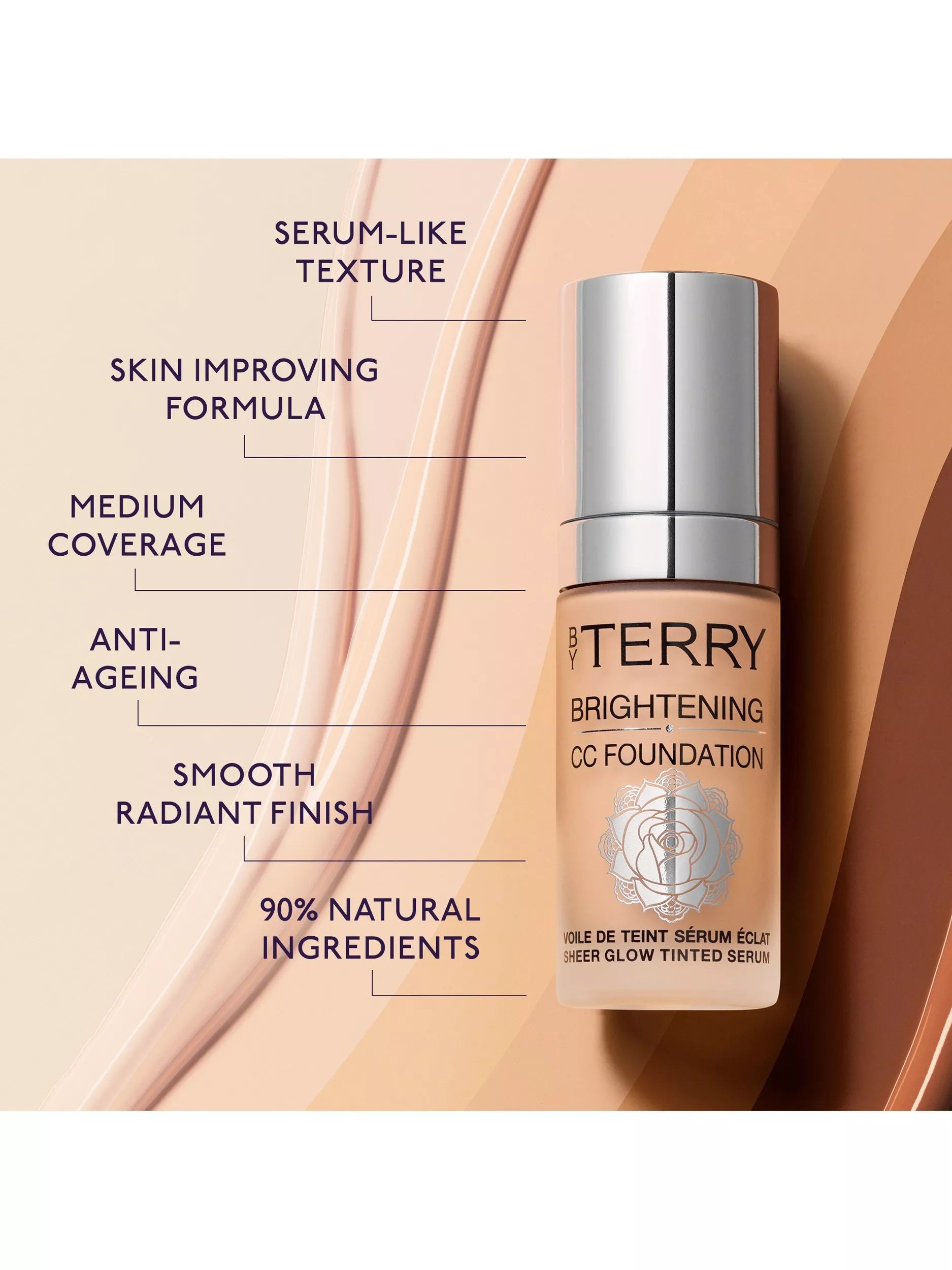 BY TERRY Brightening CC Foundation 30ml, imported from the UK