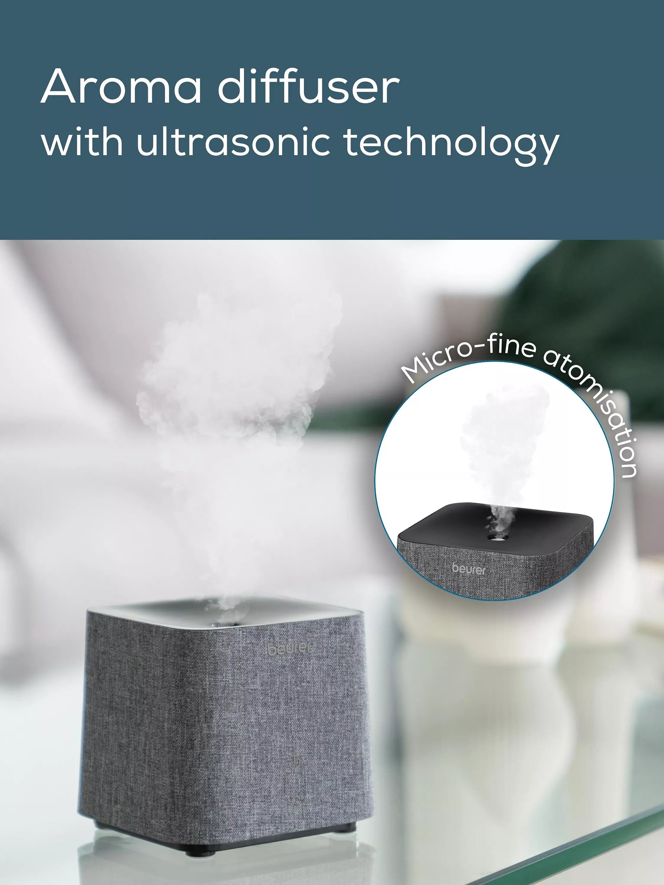 Beurer LA35 aroma diffuser LED light, imported from the UK
