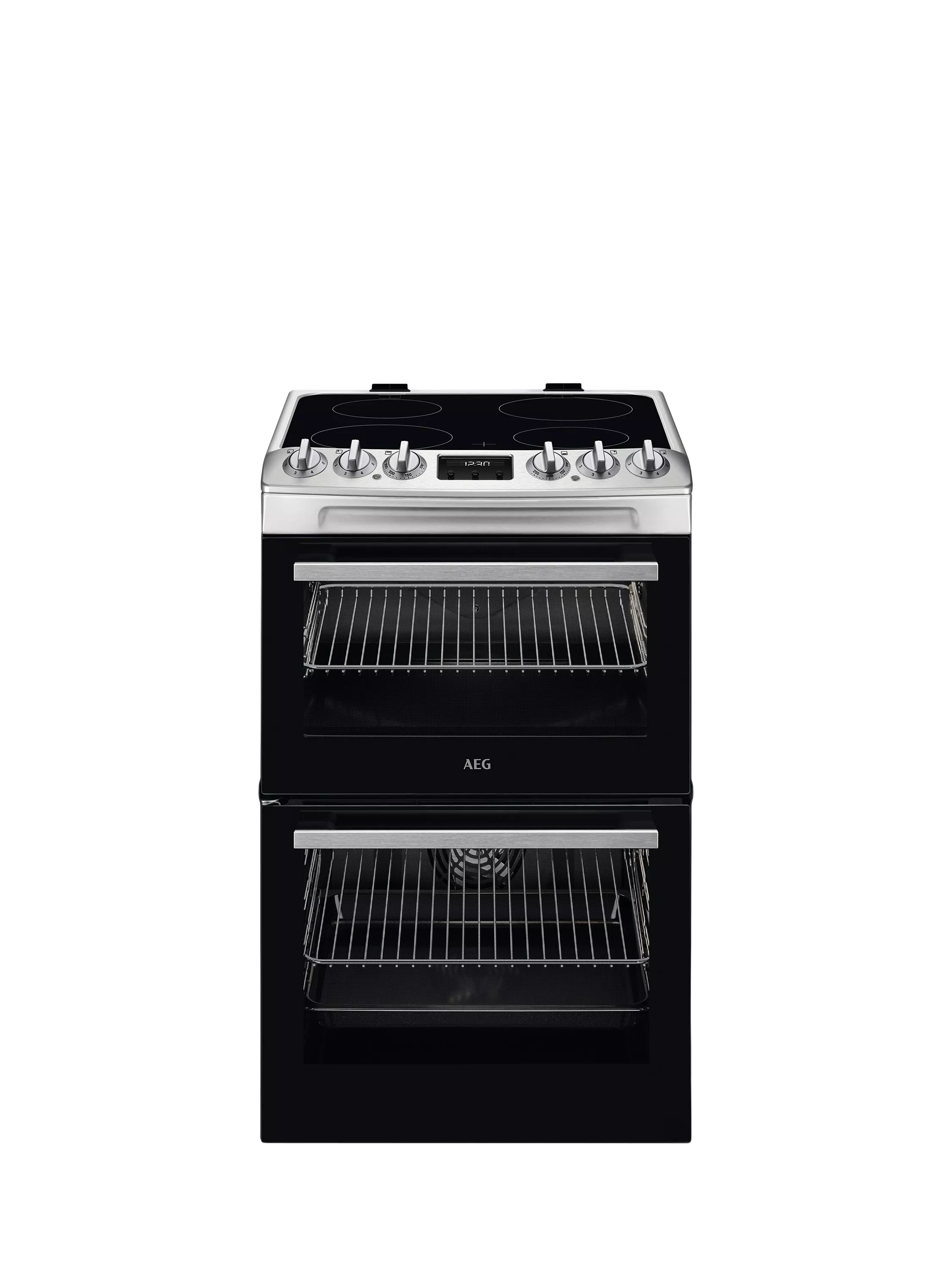 AEG freestanding electric cooker stainless steel 89x55x60cm, imported from the UK