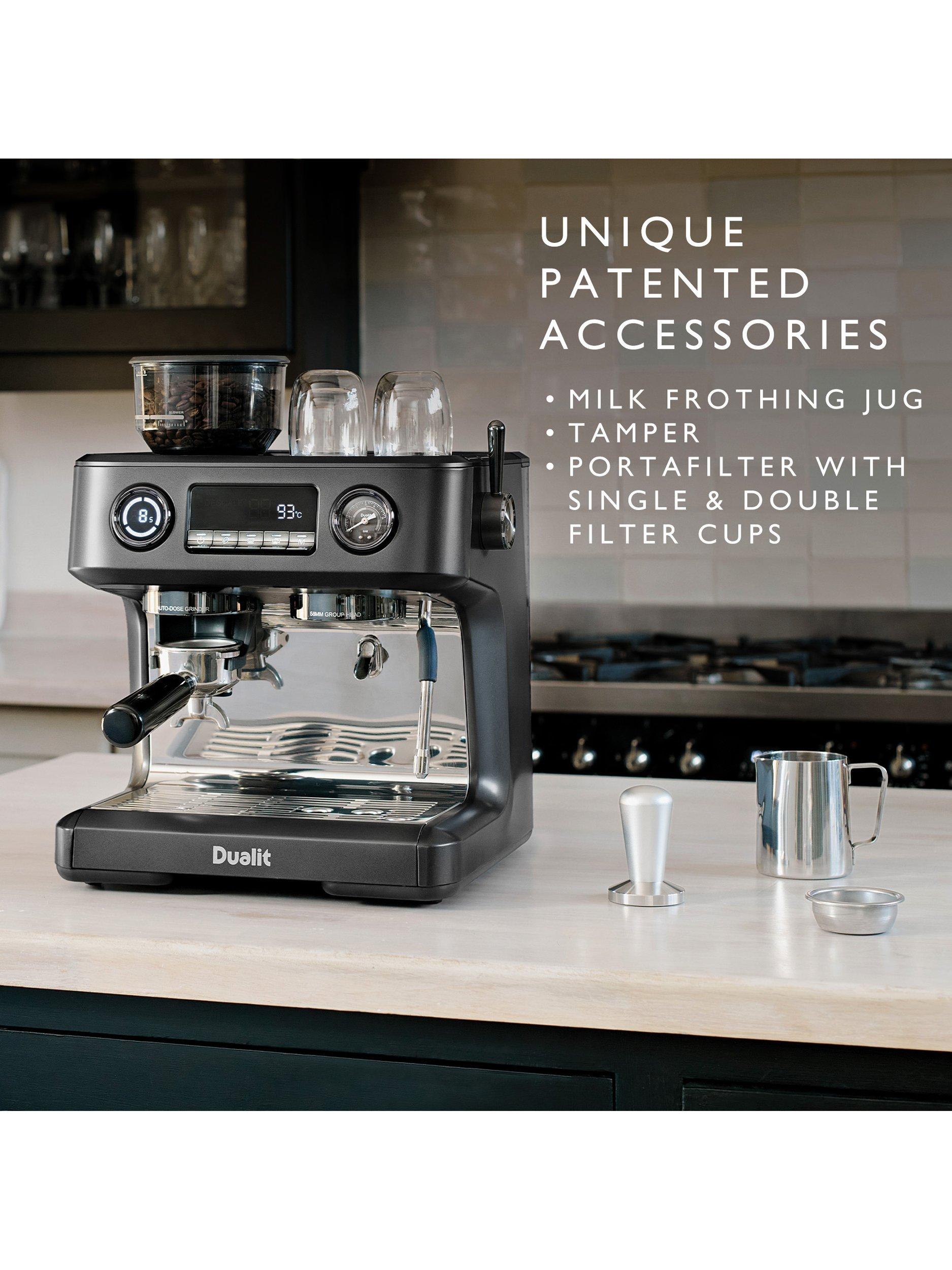 Dualit Espressivo Pro dual boiler espresso machine in grey - British product