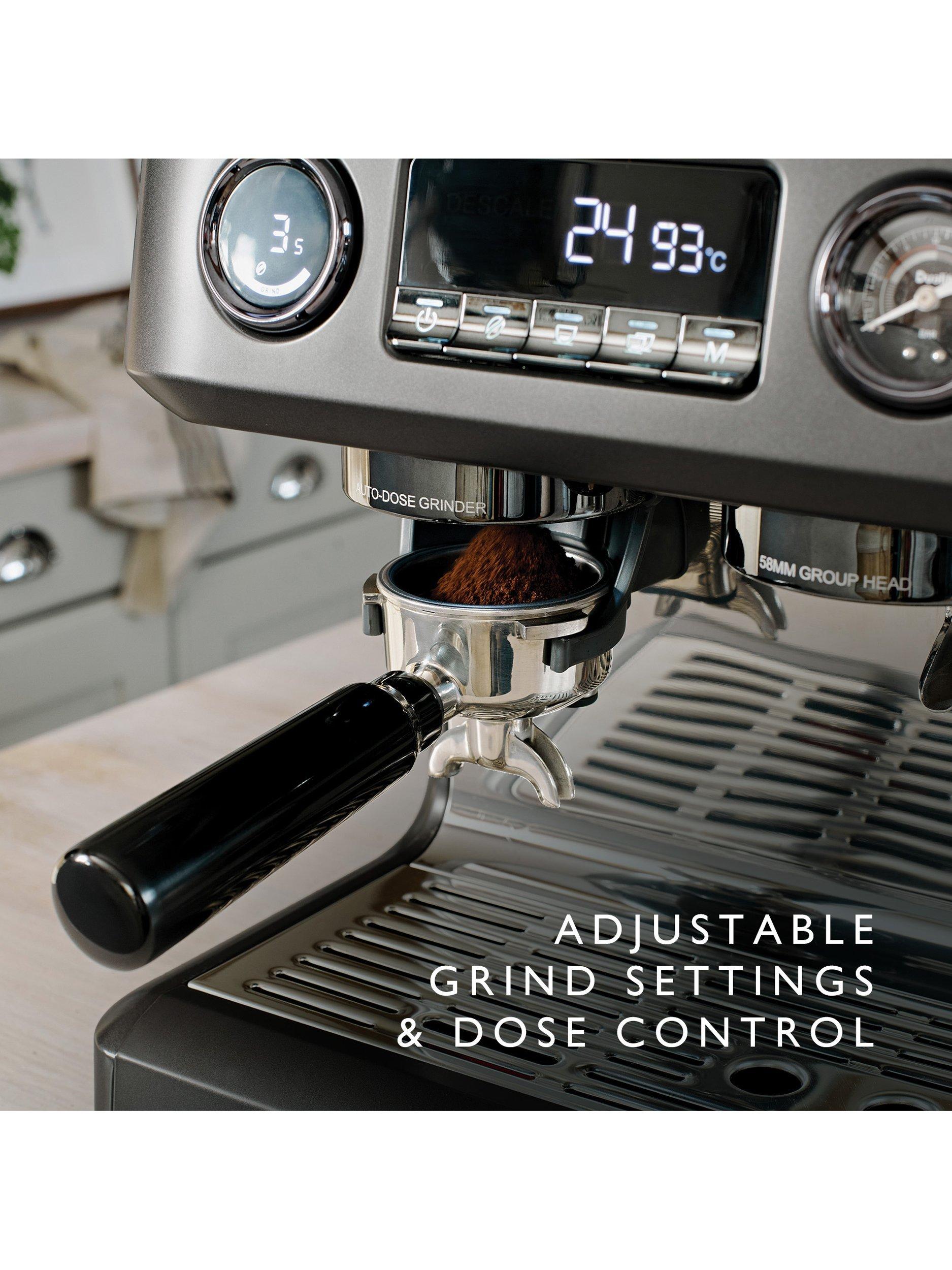 Dualit Espressivo Pro dual boiler espresso machine in grey - British product