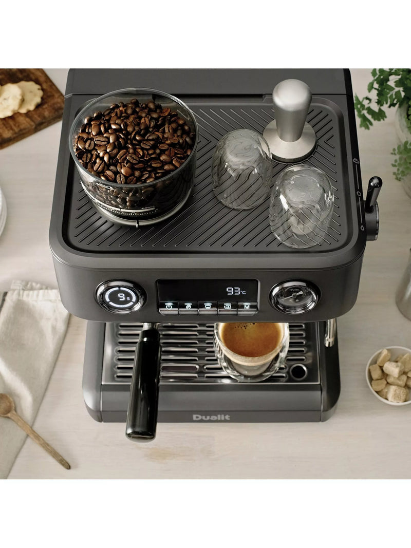 Dualit Espressivo Pro dual boiler espresso machine in grey - British product
