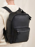 Truly unisex leather backpack with laptop pocket (British brand)