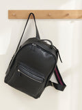 Truly unisex leather backpack with laptop pocket (British brand)