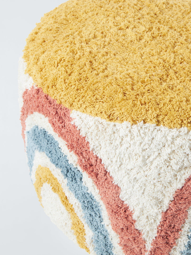 John Lewis rainbow tufted pouffe - British product