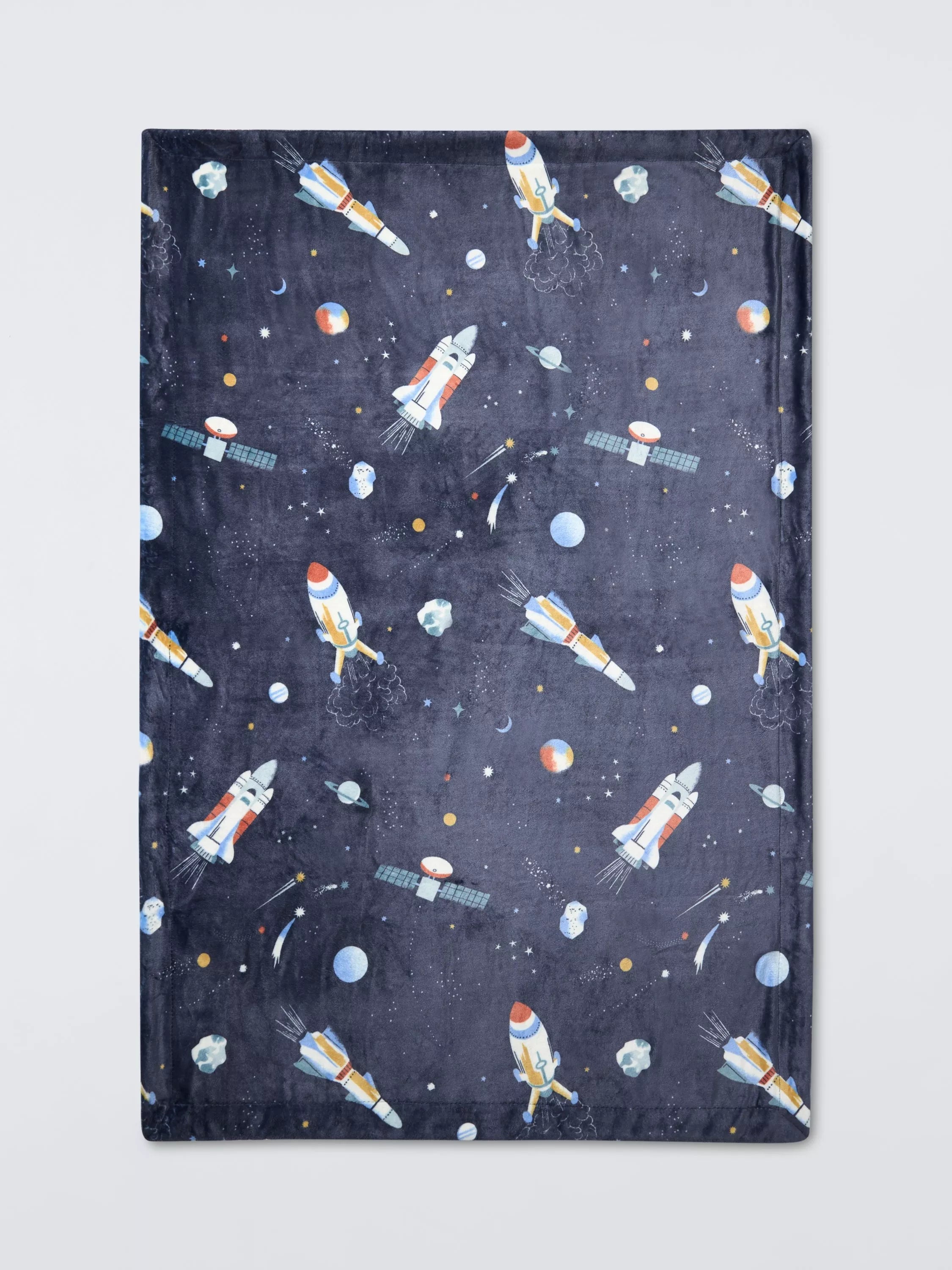 John Lewis kids fleece blanket navy - British product