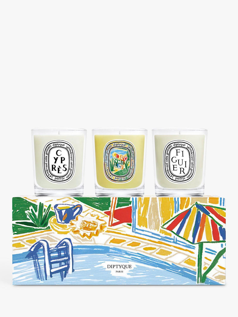 Summer-Themed Scented Candle Set 3 x 70g