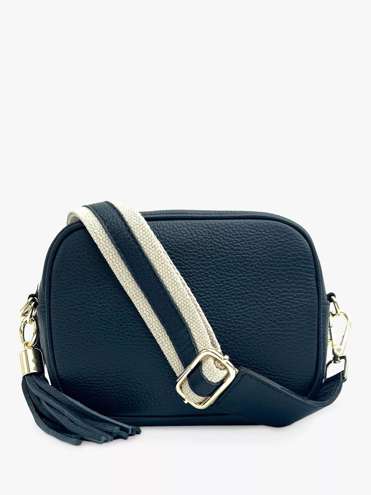 Apatchy London crossbody bag in navy - British product