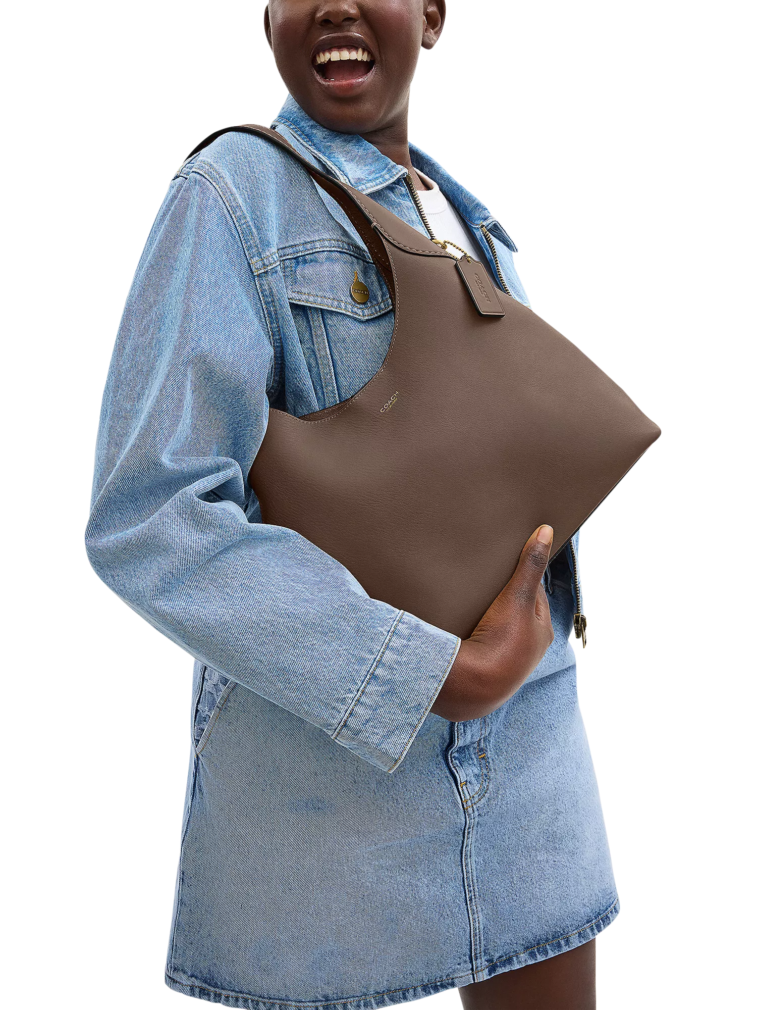 Coach Brooklyn 28 leather shoulder bag 27.9cm - British product