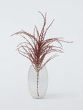 John Lewis Crackle Glass Barrel Vase Clear H25cm, UK version