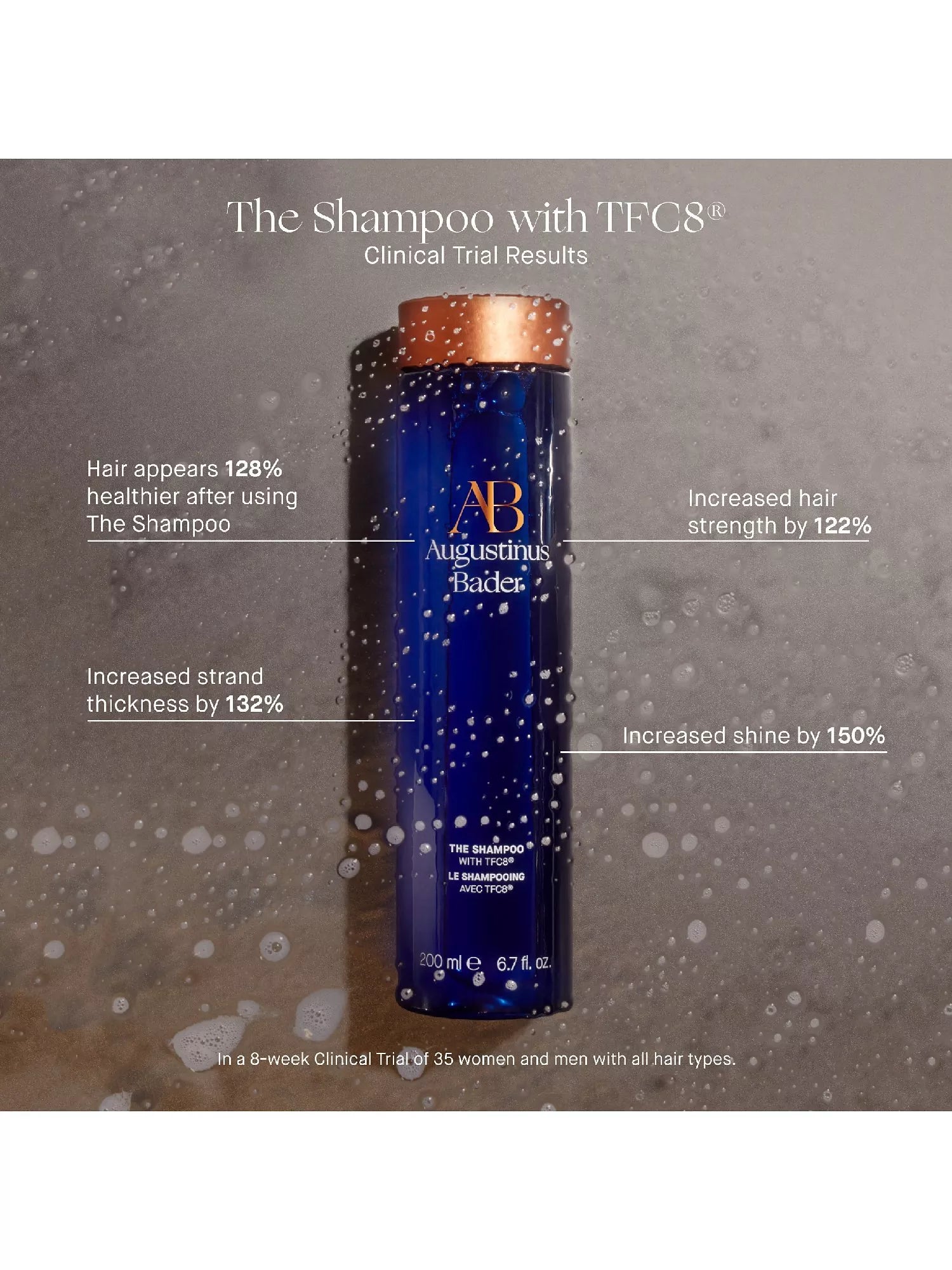 Augustinus Bader The Shampoo 200ml, imported from the UK